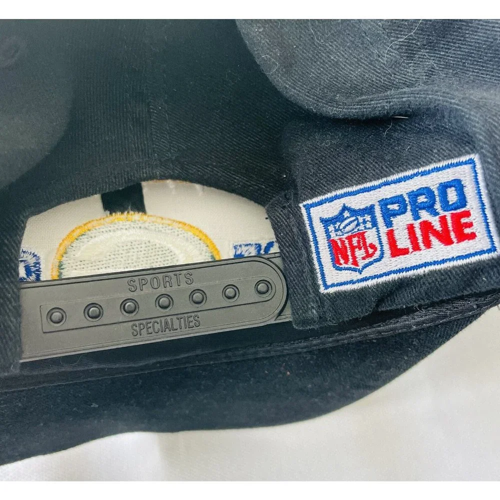 NWOT NFL Pro Line Green Bay Packers 1997 NFC Champions Snapback Suede Deadstock